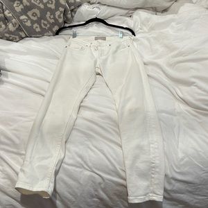 Everlane white jeans